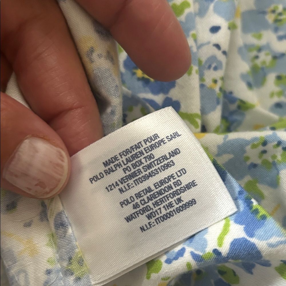 Ralph lauren floral Kids Dress in Blue and Yellow - Picture 5 of 6